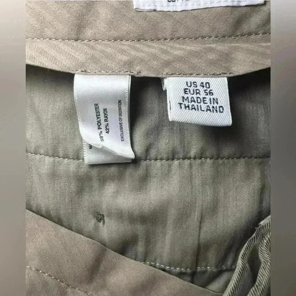 Cutter And Buck Shorts Mens 40 Brown Golf Chino Stretch Athletic